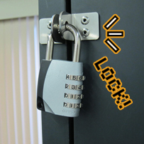 カギをかけましょう！